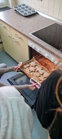 Lebkuchen backen in der Schulk&uuml;che